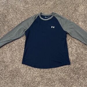 Under Armour Blue and Gray Raglan Shirt